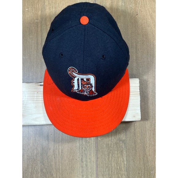 New Era Vintage Tigers Hat Men's Detroit Tigers New Era Cream/Navy Classic A-Frame 9FIFTY Snapback Hat
